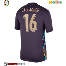 Moške Nogometnih dresov Anglija Conor Gallagher #16 Gostujoči EP 2024 Kratki rokavi